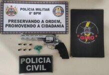 No interior do Acre, PM apreende armas, prende foragido da justiça e fecha “boca de fumo” em três municípios
