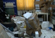 VÍDEO; criminosos arrombam prédio da Secretaria de Agricultura em Cruzeiro do Sul