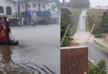 Forte chuva causa transtornos e alagamentos em bairros de Cruzeiro do Sul