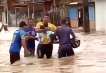 VÍDEO: homem salvando bebês gêmeos de alagação comove as redes sociais