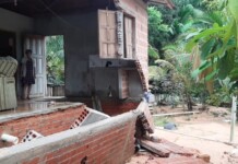 Em Cruzeiro do Sul, banda de uma casa é levada pela chuva
