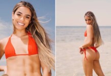 Ex-BBB Key Alves faz ensaio para OnlyFans na Bahia, e deixa tanquinho à mostra