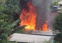 VÍDEO: incêndio em residência é atendido pelo Corpo de Bombeiros em Cruzeiro do Sul