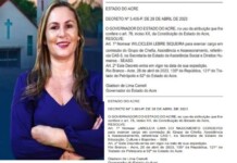 Silene Siqueira cresce no governo de Cameli e emplaca mais duas pessoas nas secretarias do Estado