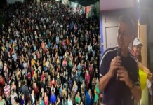 Multidão pede Deda como prefeito de Mâncio Lima em evento do Dia das Mães