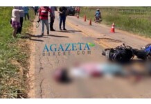 TRAGÉDIA: no interior do Acre, mulher morre em acidente de moto no mesmo lugar que marido faleceu há 4 anos