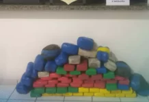 Em Cruzeiro do Sul, traficante com carro lotado de drogas é preso; criminoso transportava mais de 70 kg de entorpecentes