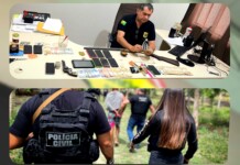 Em Mâncio Lima, polícia prende tesoureiro do Comando Vermelho e outros quatro faccionados em posse de armas, drogas e dinheiro