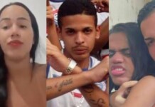 Marido é flagrado traindo a esposa com travesti