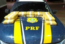 Traficante entra em choque ao avistar PRF, bate em porte e foge pro “meio do mato” e polícia apreende 37 kg de drogas no interior do Acre