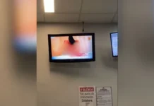 VIDEO: hospital exibe filme erótico na sala de espera: paciente filma e expõe o absurdo