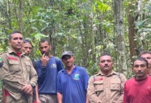 MILAGRE: em Tarauacá, Bombeiros encontram caçadores desaparecidos após busca na selva