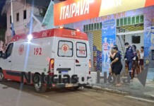 Bandidos em motocicleta descem de veículo armados e atiram contra clientes em bar no Acre