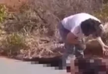 VÍDEO: mãe chora ao ver filho morto a tiros