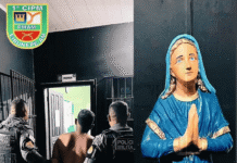 Nem a santa escapou: homem furta imagem religiosa de igreja no interior