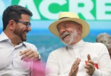 Governador agradece obras e diz que presidente Lula é “pai e avô” para o Acre e diz: Volte sempre meu ‘bixim’