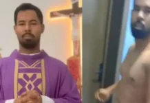 Padre flagrado na casa paroquial com a noiva de fiel é afastado e novo pároco assume missas