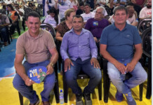 Enquanto secretário de Mâncio Lima fica em sinuca de bico, Andinho vai até Rio Branco junto de Amozildo e suplente acompanhar filiação de Alan Rick: “Tô com ele até debaixo d’água”