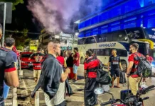 Flamenguistas do Acre embarcam em clima de festa para a final da Libertadores
