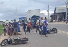 Acidente entre duas motocicletas é registrado em Cruzeiro do Sul