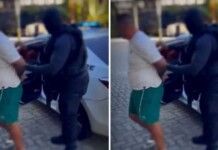 Vídeo mostra membro do Comando Vermelho sendo detido em condomínio de alto padrão