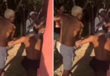 Vídeo mostra pancadaria com socos e chutes em ilha turística; assista