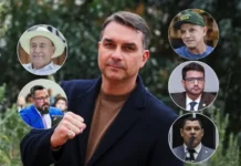Anotações de Flávio Bolsonaro citam apoio do PL para governo e senado no Acre