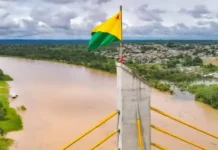 Após dois dias, Rio Juruá sai da cota de transbordo em Cruzeiro do Sul