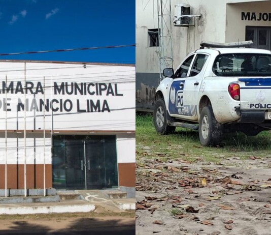 Polícia prende ex-vereador de Mâncio Lima vendendo drogas em frente distribuidora