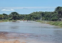 Cheia do Igarapé Branco isola comunidade dos Caetanos; prefeitura de Mâncio Lima coloca barco para transporte de alunos e trabalhadores