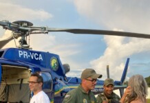 Marido da jornalista Maria Cândida passa mal na Serra do Divisor e é resgatado por equipe de emergência