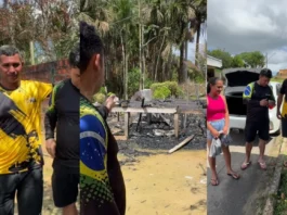 VÍDEO: empresário de Mâncio Lima ajuda família que perdeu tudo em incêndio e gesto pode atrair mais doadores