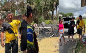 VÍDEO: empresário de Mâncio Lima ajuda família que perdeu tudo em incêndio e gesto pode atrair mais doadores