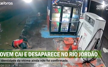 Jovem indígena desaparece após cair no Rio Tarauacá, em Jordão