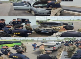 Operação da PRF apreende fuzil e prende nove foragidos no Acre