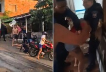 VÍDEO: em Cruzeiro do Sul, briga envolvendo Polícia Militar e moradores é registrada