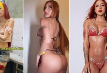Ruivinha de Marte mostra antes e depois da transformação física e impressiona seguidores