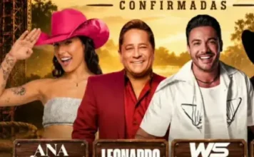 ExpoAcre 2026 terá Leonardo, Wesley Safadão, Ana Castela e Bruno & Marrone entre as atrações
